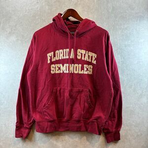 Blue-84 Men's Burgundy and Red Hoodie